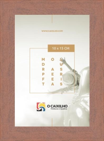 Moldura castanha avelã para fotos e quadros nas medidas A3, A4, A2, 30x20, 40x30 cm, etc | Compre online