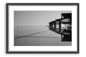 Moldura preta para fotos e quadros | Quadro pronto