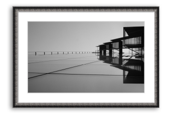 Moldura preta para fotos e quadros | Quadro pronto