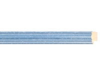Molduras para fotos e pinturas de criança | Moldura Azul de 2.4 cm | Pormenor do acabamento