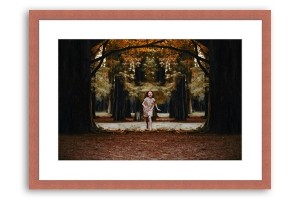 Moldura castanha por medida para os seus quadros | Quadro pronto