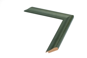 Moldura verde para puzzles por medida | Perfil e amostra