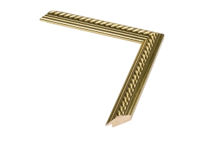 Molduras trabalhadas por medida para quadros | Perfil e amostra