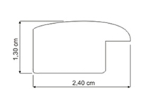 Compre molduras online | Moldura Natural | Perfil da moldura