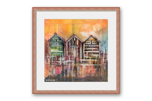 Comprar molduras para quadros | Moldura Salmão | Quadro pronto