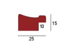 Comprar molduras por medida | Moldura prata com friso preto | Perfil da moldura