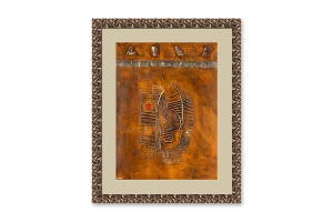 Comprar molduras por medida | Exemplo de quadro Moldura Bronze de 4.7 cm