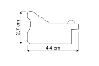PERFIL_Moldura prata escura