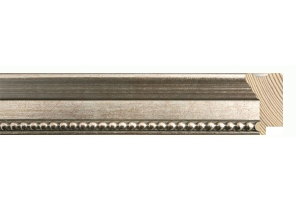 Moldura prata por medida para os seus quadros | Pormenor do acabamento