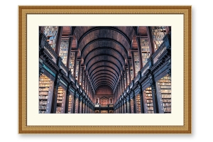 Moldura dourada clássica por medida | Compre online | Quadro pronto