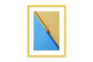 Comprar molduras online | Moldura Amarela | Quadro pronto