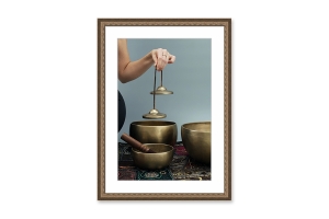 Molduras para quadros | Moldura Bronze de 4.4 cm | Quadro pronto