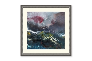 Molduras por medida para quadros | Moldura prata escura Quadro pronto