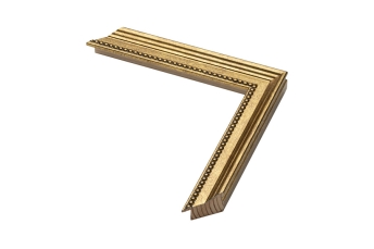 Moldura dourada para os seus quadros | Compre online | Perfil e Amostra