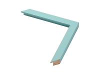 Molduras para puzzles por medida | Moldura azul de 2 cm | Perfil e amostra