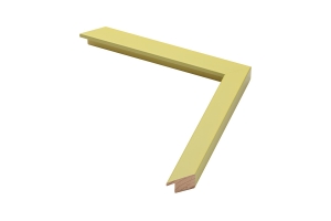 Compre molduras coloridas online | Moldura Verde de 2 cm | Perfil e amostra