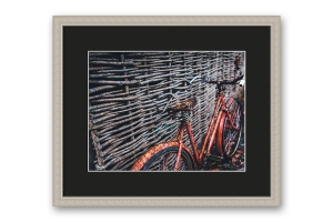 Molduras por medida | Moldura prateada alta | Quadro pronto