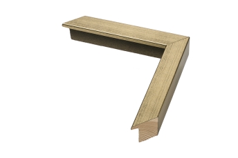 Compre molduras douradas online | Moldura dourada de 2.6 cm | Perfil e amostra