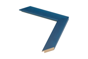 Moldura colorida para os seus quadros por medida | Moldura azul de 3.2 cm | Perfil e amostra